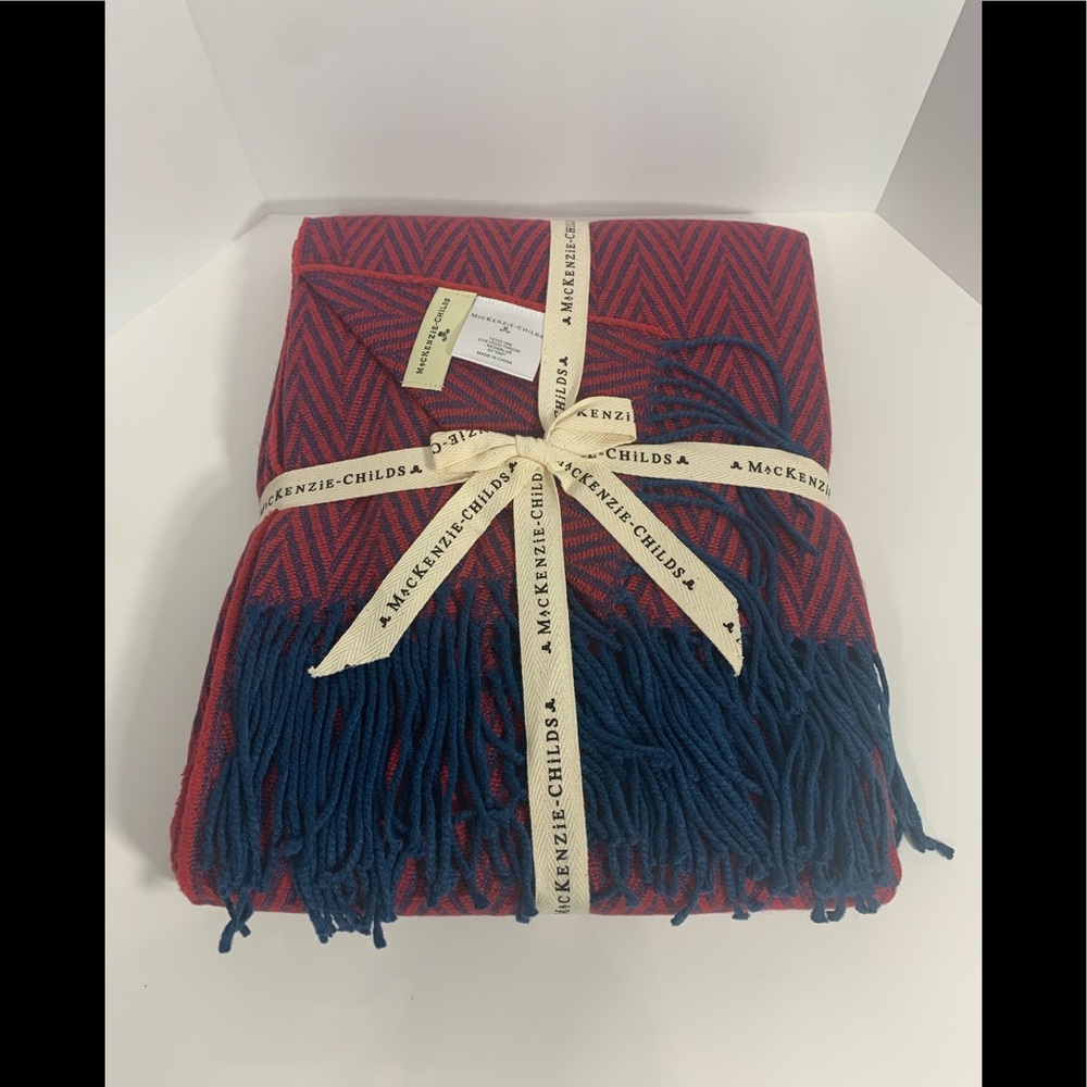NWT Mackenzie Childs Blanket Throw